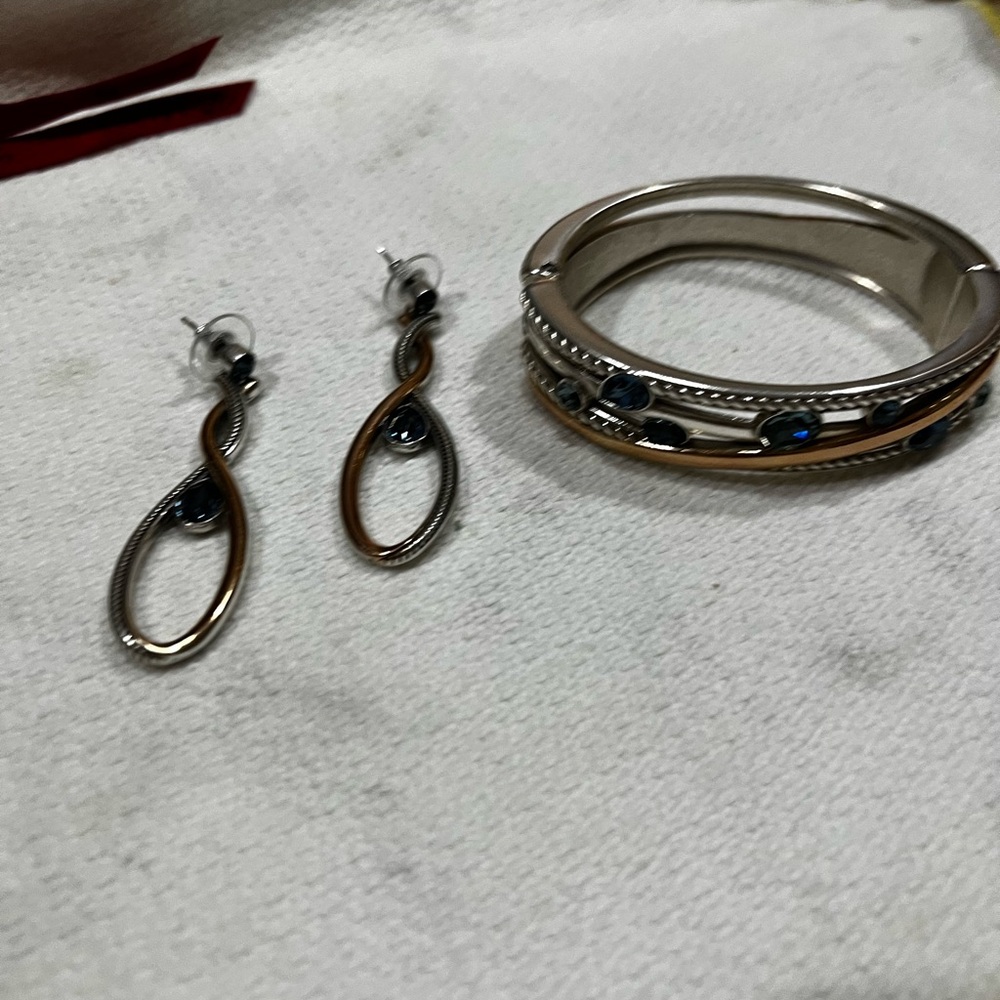 Vintage rare Brighton earrings and bracelet